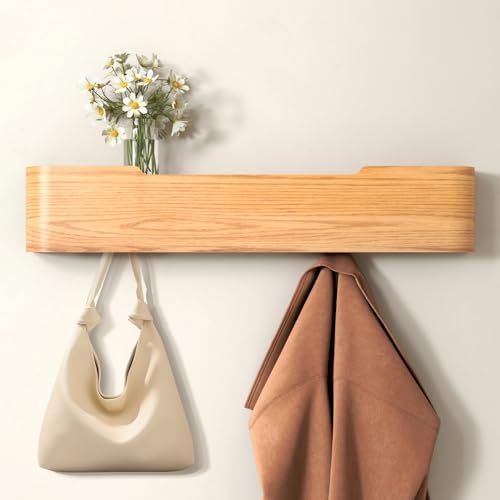 Wall Mounted Coat Rack with Shelf