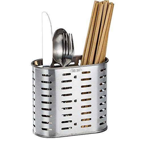 Self Adhesive 2 Compartments Mesh Utensil Drying Rack