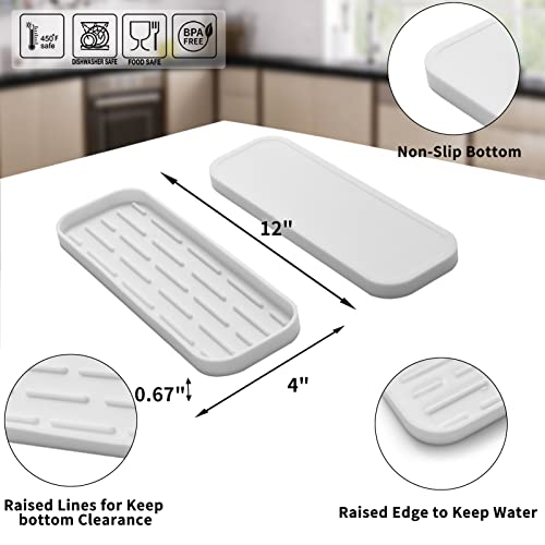 Silicone Kitchen Sink Organizer Tray for Multiple Usage