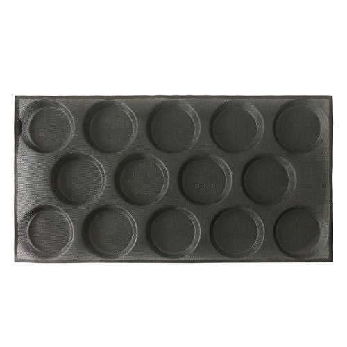 Silicone Hamburger Bread Forms Perforated Silicone Bakery Molds Tartlets Pita Moulds Sheets Food Grade for Industrial Large Size