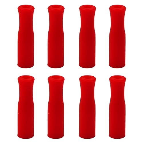8Pcs Silicone Straw Tips