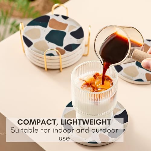 Terrazzo Coasters Set of 6 (6 Count)
