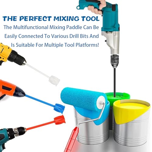 16 Pcs Epoxy Resin Mixer Paddles for Drill (16 Count)