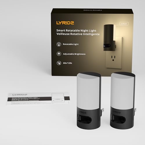 Plug in LED Rotatable Night Light with Motion Sensor (2 Count)