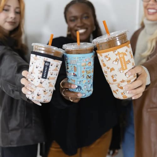 JavaSok Iced Coffee & Cold Soda Insulated Neoprene Cup Sleeve