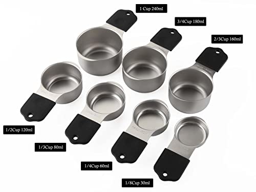 Magnetic Measuring Cups and Spoons Set Stainless Steel Measuring Cup&Spoon