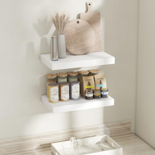 12 Inch Deep Floating Shelves for Wall (2 Count)