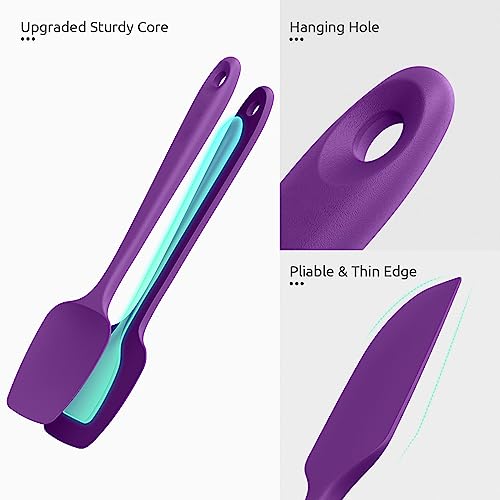 Silicone Spatula Set 600°F High Heat Resistant (4 Count)