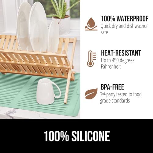 Patented BPA Free Silicone Dish Drying Mat