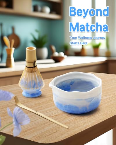 Natural Crystal Flower Matcha Set