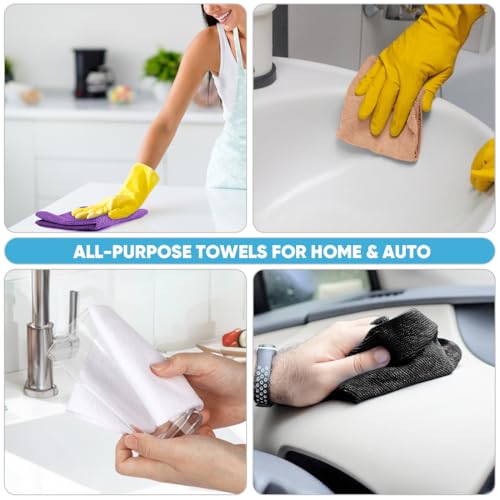 Microfiber Cleaning Cloth Roll (75 Count)