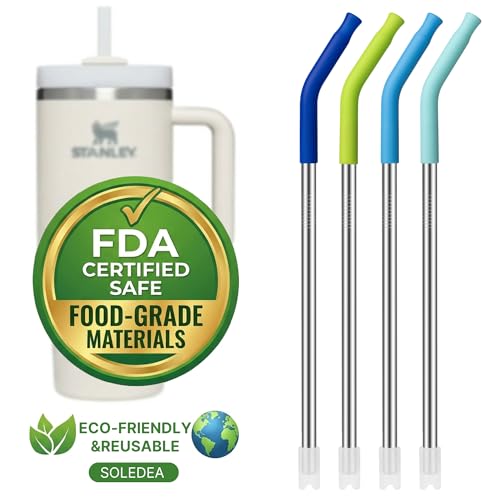 40 oz Straight Metal Straws for 40 oz Stanley Tumbler