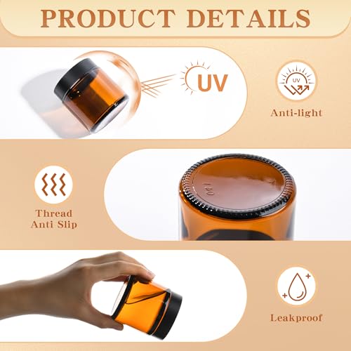 Glass Jars with Lids (24 Count)
