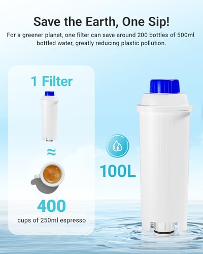 DLS C002 Filter Replacement for De'Longhi® DLS C002 (4 Count)