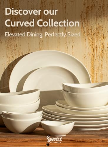 Porcelain 7.8 Inch Dessert Plates Set of 6 (6 Count)