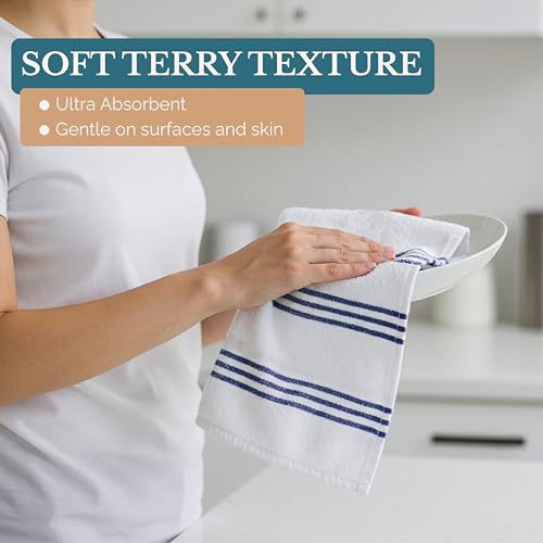 Kitchen Towel Set 8 Pc 4 Dish Cloths (8 Count)