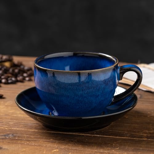 Porcelain Coffee Cup with Saucer Spoon
