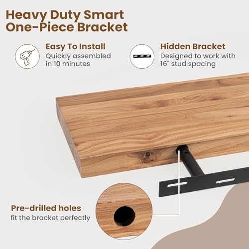 Floating Shelves for Wall Decor (2 Count)