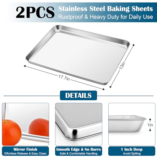 Baking Sheet with Wire Rack (2 Count)