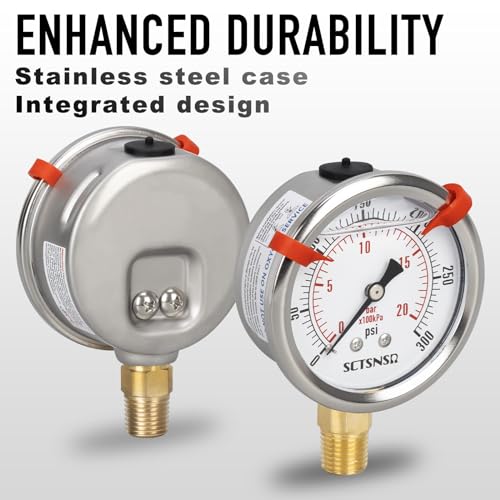 0 to 300 Psi Pressure Gauge
