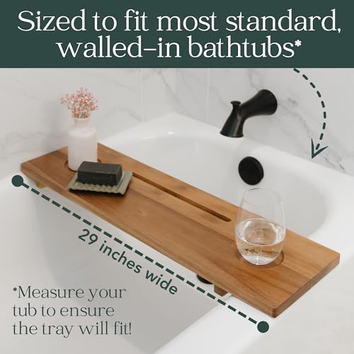 Premium Nature Shed Bathtub Tray for Standard Tubs