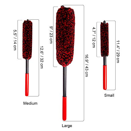 Soft Brsuh Wheel Brushes Set