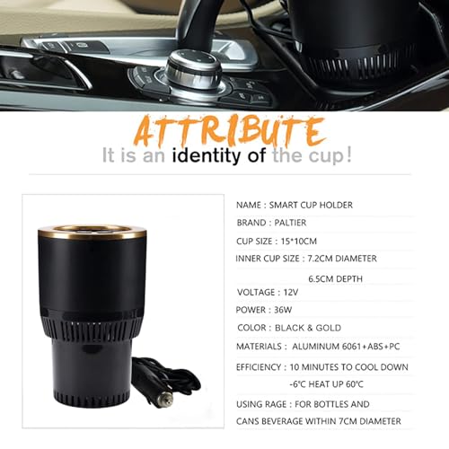 Car Cup Holder Coffee Warmer Drink Cooler 2
