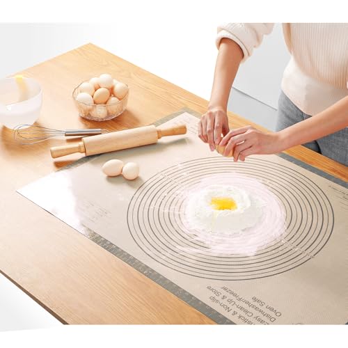 Silicone Pastry Mat 36x24 Inch Baking Mat Nonstick Dough Mat