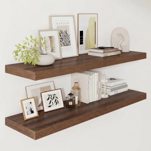 Deep Floating Shelves 40x12” Set of 2 (2 Count)