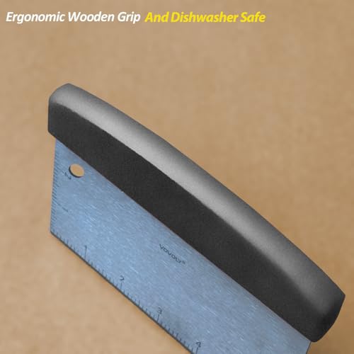 Multipurpose Bench Scraper Kitchen Utensil for Flat Top Griddle