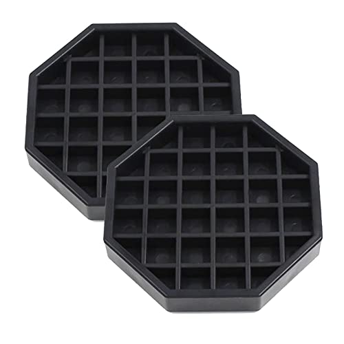 Drip Trays 4" Coffee Countertop Octagon Drip Tray Black Plastic Coffee Drip Tray With Honeycomb Grid (2 Count)