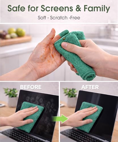 Microfiber Cleaning Cloth Roll (100 Count)