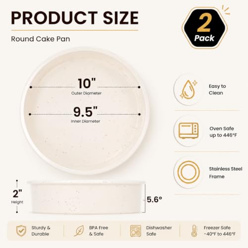 10 Inch Cake Pans (2 Count)