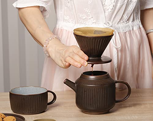 Pottery Pour Over Coffee Maker
