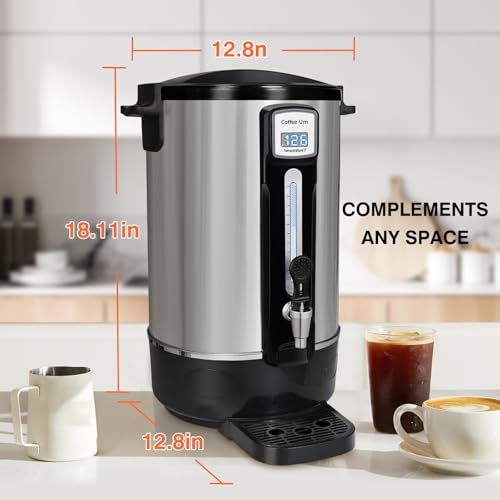 Commercial Coffee Urn 50 Cup Stainless Steel Coffee Maker