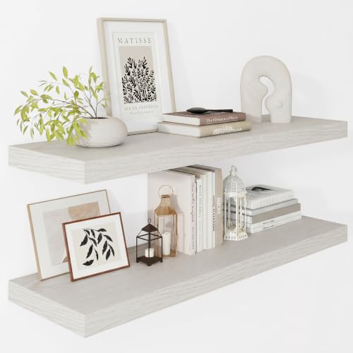 Deep Floating Shelves 36x12” Set of 2 (2 Count)