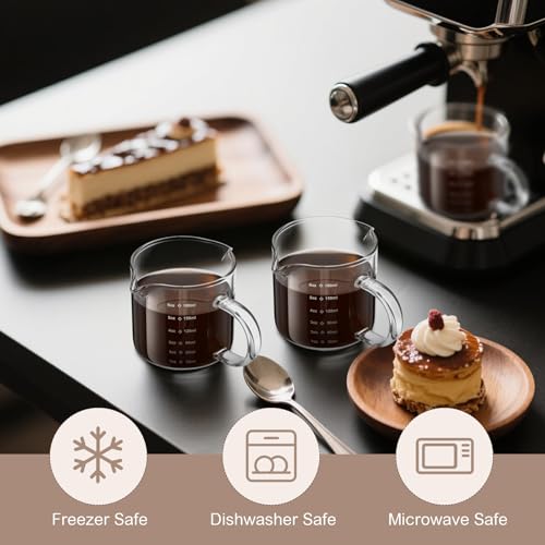 4 Pcs 6oz 180ml Espresso Cups (4 Count)