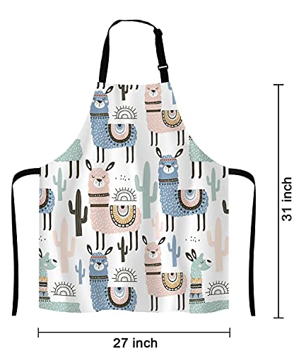 llama Kitchen Cooking BBQ Chef Apron