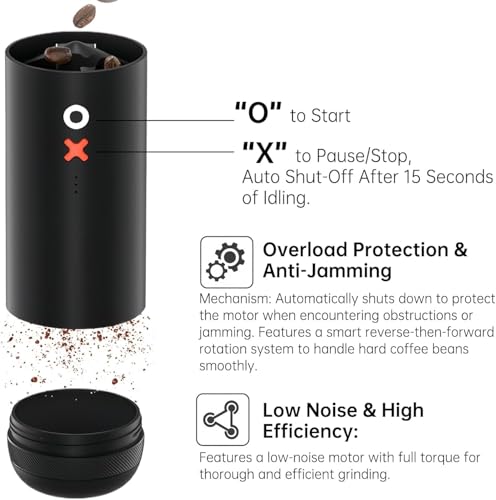Timemore OX Burr Portable Coffee Grinder Electric Quiet Conical Burr