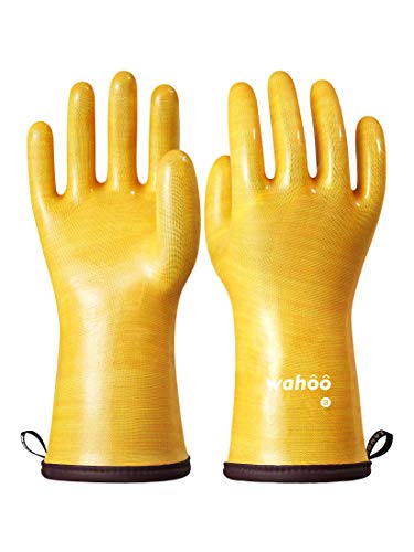 LANON Wahoo Liquid Silicone Oven Mitts (2 Count)