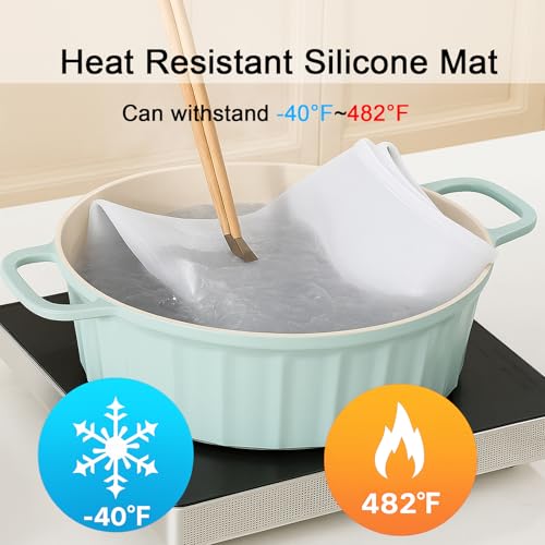Silicone Mat 35.4"x23.6" Silicone Mats for Kitchen Counter Heat Resistant Mats for Countertop