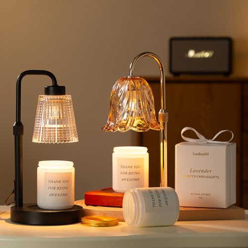Modern Candle Warmer Lamp with 24h Cycle Timer