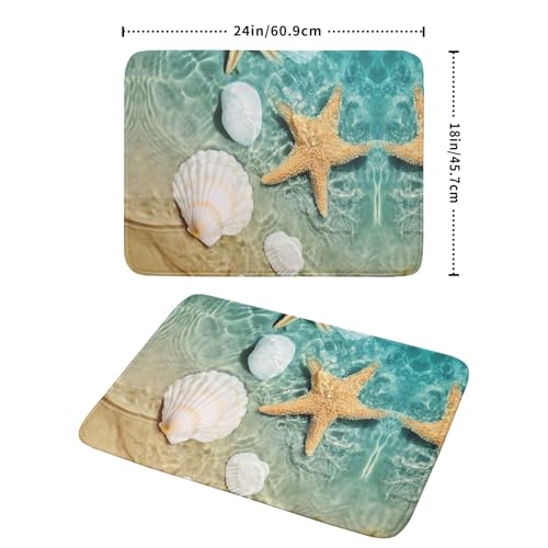 Summer Beach Style Dish Drying Mat for Kitchen Counter