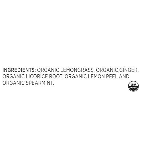 Ginger Lemongrass Premium Organic Loose Leaf Caffeine (2.82 Ounce)