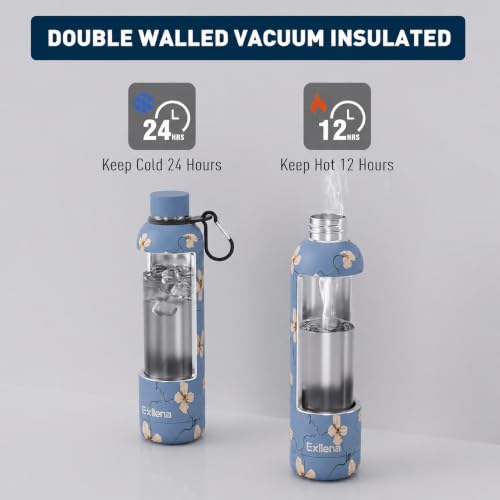 32oz Metal Water Bottle for Travel with Clip