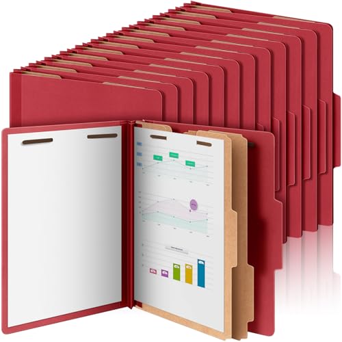 24 Pcs Classification Folders Letter Size Bulk (24 Count)