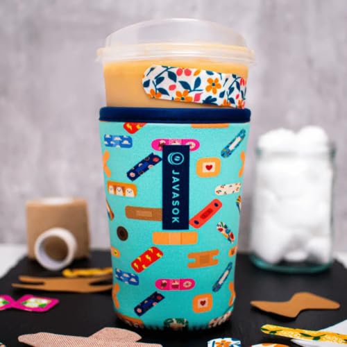 JavaSok Iced Coffee & Cold Soda Insulated Neoprene Cup Sleeve