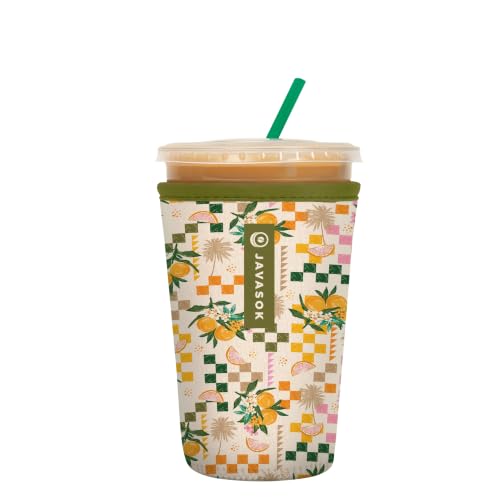 JavaSok Iced Coffee & Cold Soda Insulated Neoprene Cup Sleeve
