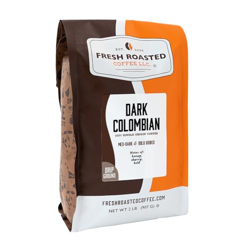100% Dark Colombian Drip Ground Coffee (32 Ounce)