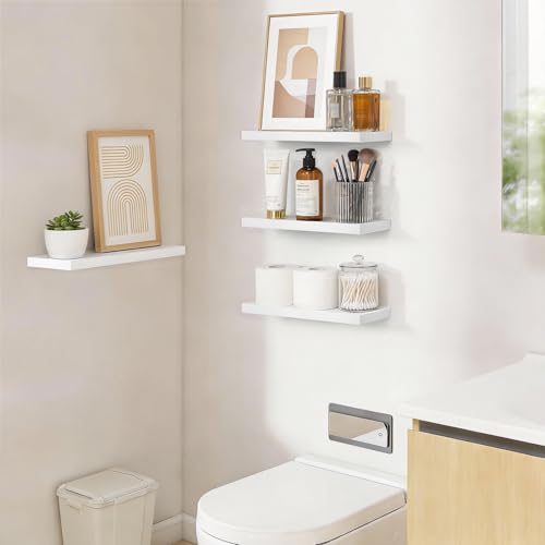 White Floating Shelves 15.7in
